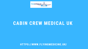 Cabin Crew Medical in the UK